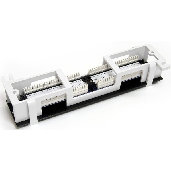 StarTech.com 1U 12 Port Wall Mount Cat5e 110 Patch Panel - 45 Degree - Image 2