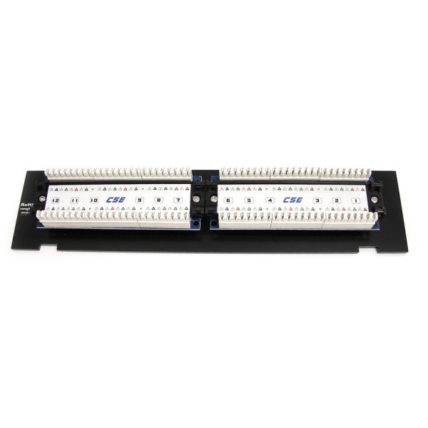 StarTech.com 1U 12 Port Wall Mount Cat5e 110 Patch Panel - 45 Degree - Image 3