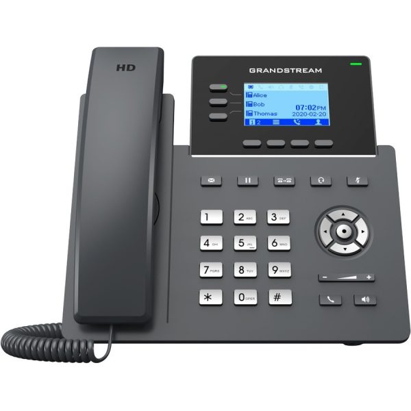 Grandstream GRP2603P IP Phone - Corded - Corded - Wall Mountable, Desktop - Image 2