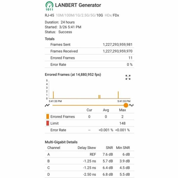 NetAlly LinkRunner LR10G-100 Network Testing Device - Image 4