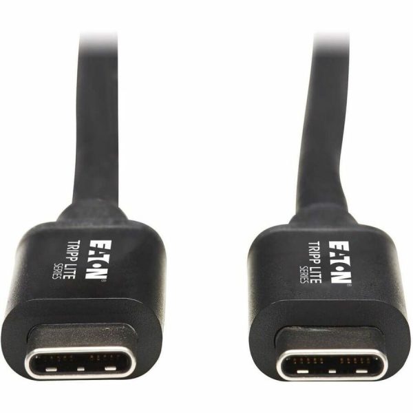 Eaton Tripp Lite Series Thunderbolt 3 Passive Cable (M/M) - 20 Gbps, 5A 100W Power Delivery, 4K/60 Hz, 2M (6.56 ft.), Black - Image 5