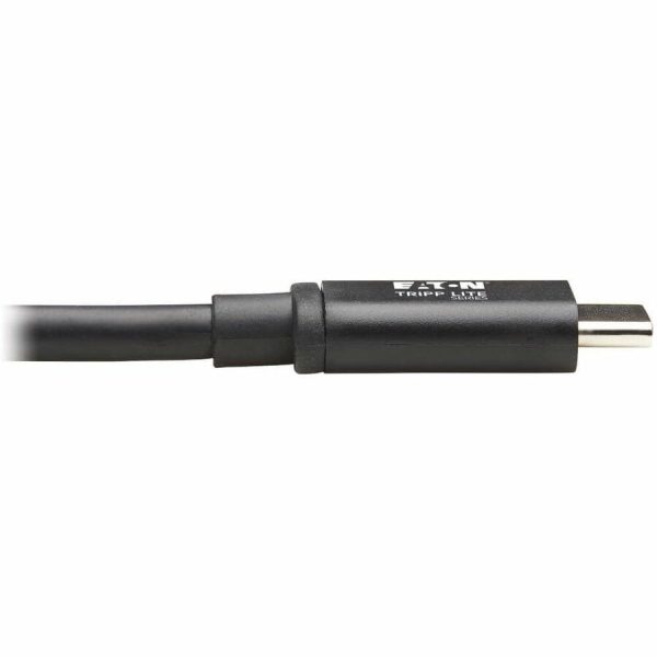 Eaton Tripp Lite Series Thunderbolt 3 Passive Cable (M/M) - 20 Gbps, 5A 100W Power Delivery, 4K/60 Hz, 2M (6.56 ft.), Black - Image 6