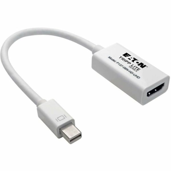 Eaton Tripp Lite Series Keyspan Mini DisplayPort to HDMI Active Adapter Video Converter (M/F) - 4K, DP1.2, 6 in. - Image 3
