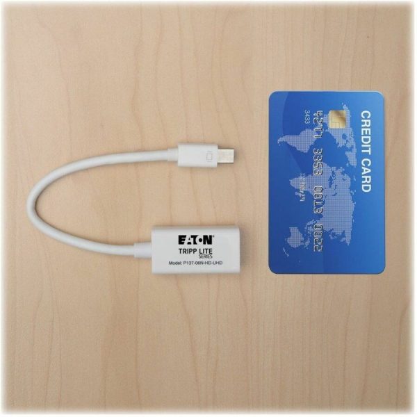 Eaton Tripp Lite Series Keyspan Mini DisplayPort to HDMI Active Adapter Video Converter (M/F) - 4K, DP1.2, 6 in. - Image 7
