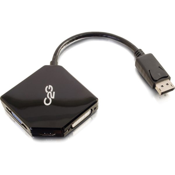 C2G DisplayPort to HDMI, VGA, DVI Adapter Converter - M/F - Image 3