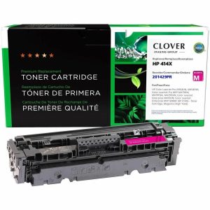 Clover Imaging Remanufactured High Yield Magenta Toner Cartridge (Reused OEM Chip) for HP 414X (W2023X)