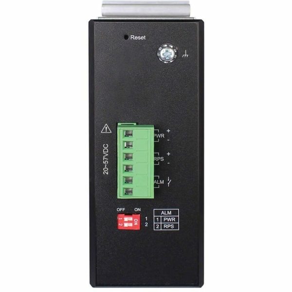 Eaton Tripp Lite Series 4-Port Managed Industrial Gigabit Ethernet Switch - 10/100/1000 Mbps, 2 GbE SFP Slots, -40° to 75°C, DIN Mount, TAA - Image 3