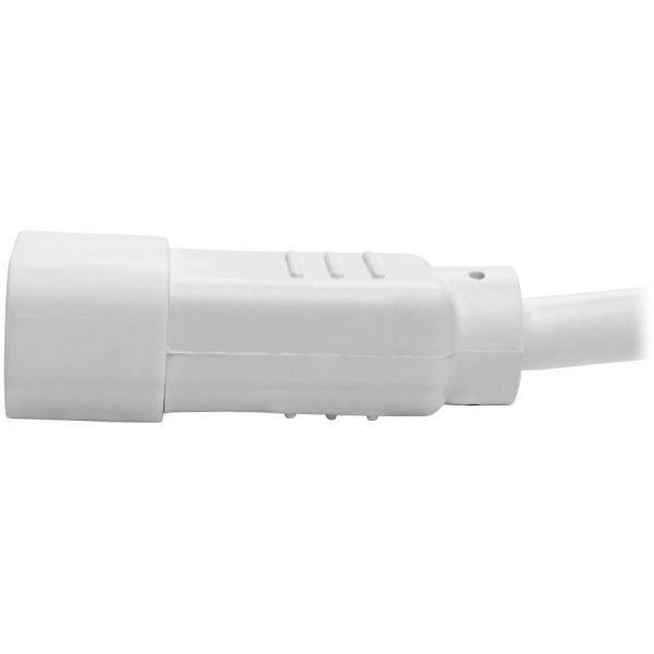 Eaton Tripp Lite Series Power Cord C14 to C15 - Heavy-Duty, 15A, 250V, 14 AWG, 3 ft. (0.91 m), White - Image 5