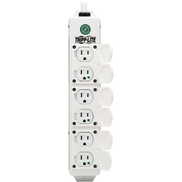 Eaton Tripp Lite Series Safe-IT UL 2930 Medical-Grade Power Strip for Patient Care Vicinity, 6 Hospital-Grade Outlets, Safety Covers, Antimicrobial, 15 ft. Cord, Dual Ground - Image 3