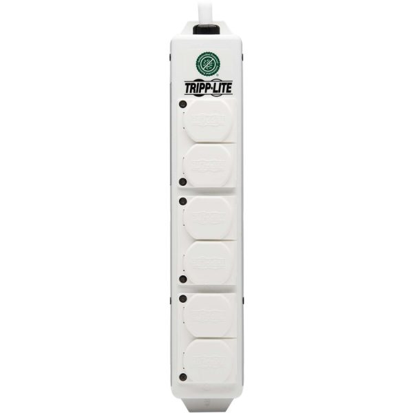 Eaton Tripp Lite Series Safe-IT UL 2930 Medical-Grade Power Strip for Patient Care Vicinity, 6 Hospital-Grade Outlets, Safety Covers, Antimicrobial, 15 ft. Cord, Dual Ground - Image 4