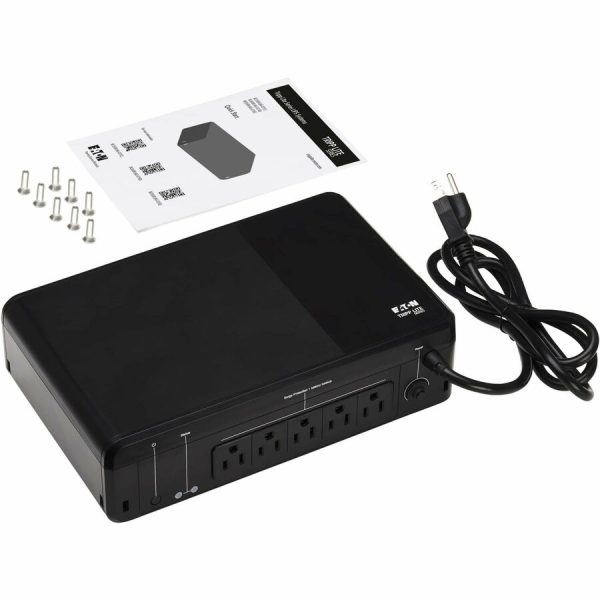 Eaton Tripp Lite Series 850VA 450W 120V Standby UPS - 5 NEMA 5-15R Outlets (Surge + Battery Backup), 5-15P Plug, Desktop - Image 3