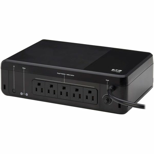 Eaton Tripp Lite Series 850VA 450W 120V Standby UPS - 5 NEMA 5-15R Outlets (Surge + Battery Backup), 5-15P Plug, Desktop - Image 4