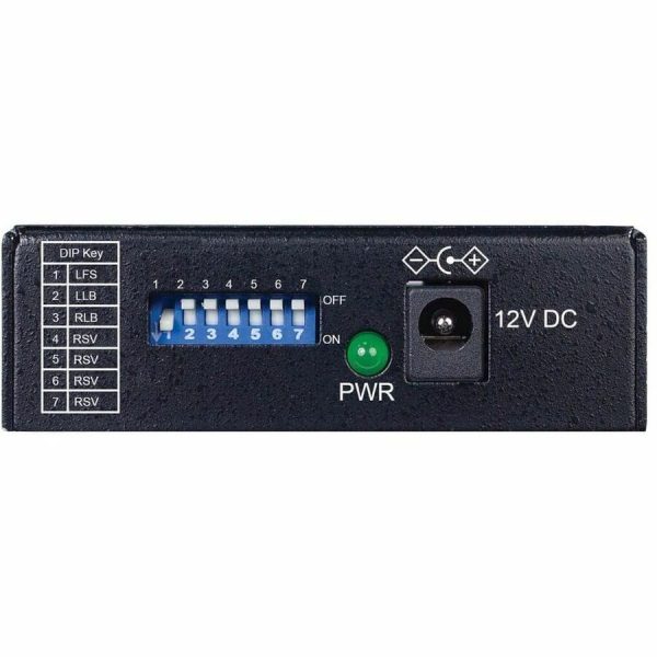 Eaton Tripp Lite Series Hardened Copper to Fiber Media Converter - 10/100 Mbps, RJ45/ST Multimode, -10° to 60°C, 2 km (1.2 mi.), TAA - Image 2