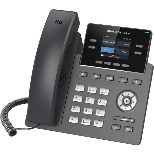 Grandstream GRP2612 IP Phone - Corded - Corded - Wall Mountable - Image 3