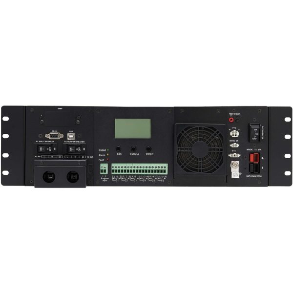 Eaton Tripp Lite Series 120VAC 48VDC 1500VA 1200W Extreme Temperature Network UPS for Industrial and Traffic Networks, 3U, Hardwire, TAA - Image 7