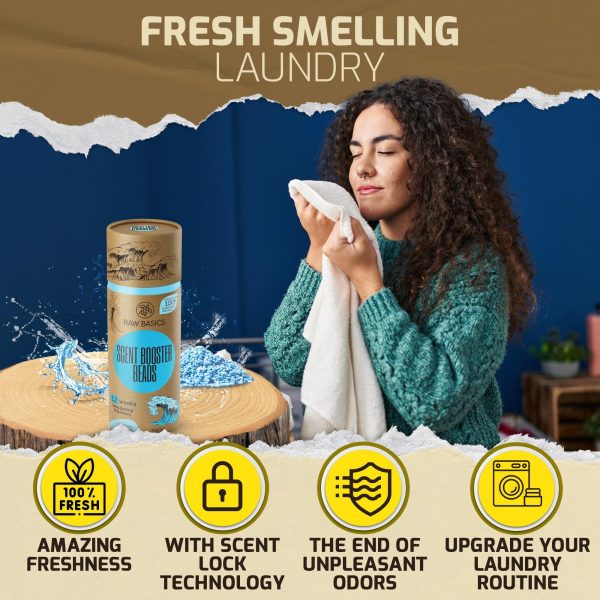 Scent Boosters for Washer Fresh Aroma   Bulk Laundry Booster Beads and Fabric Smell Deodorizer   In Wash Odor Eliminator Pods for Fresh Scented Clothes - Image 2