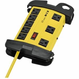 8 Outlet 12' Safety Pwr Strip