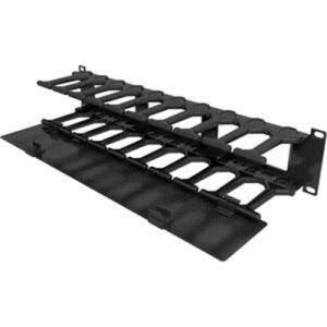 2Ux4" Horiz Cable Mgr w Cover