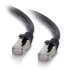 12FT CAT6 BOOTED STP BLK
