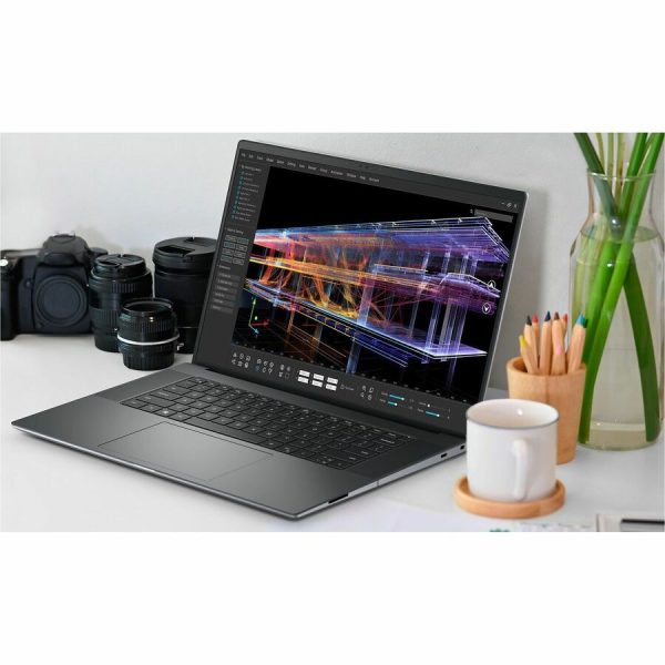 Dell Precision 5000 5490 14" Mobile Workstation - Full HD Plus - Intel Core Ultra 7 155H - vPro Technology - 16 GB - 512 GB SSD - Aluminum Titan Gray - Image 3