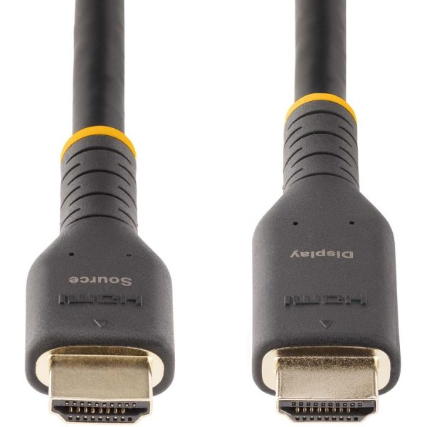 StarTech.com 10m (30ft) Active HDMI Cable, HDMI 2.0 4K 60Hz UHD, Rugged HDMI Cord w/ Aramid Fiber, Heavy-Duty High Speed HDMI 2.0 Cable - Image 5
