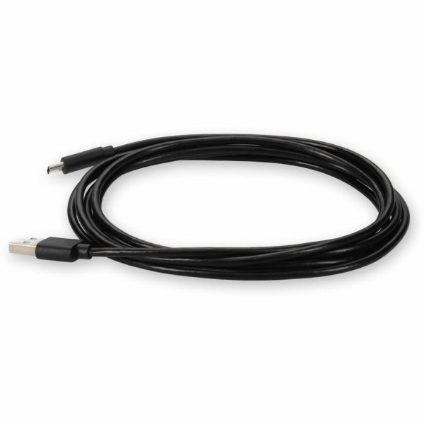 AddOn 50cm USB 2.0 (A) Male to USB 2.0 (C) Male Black Cable - Image 2