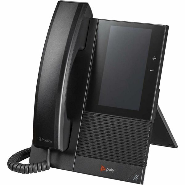 Poly CCX 500 IP Phone - Corded - Corded/Cordless - Bluetooth - Desktop, Wall Mountable - Black - TAA Compliant - Image 5