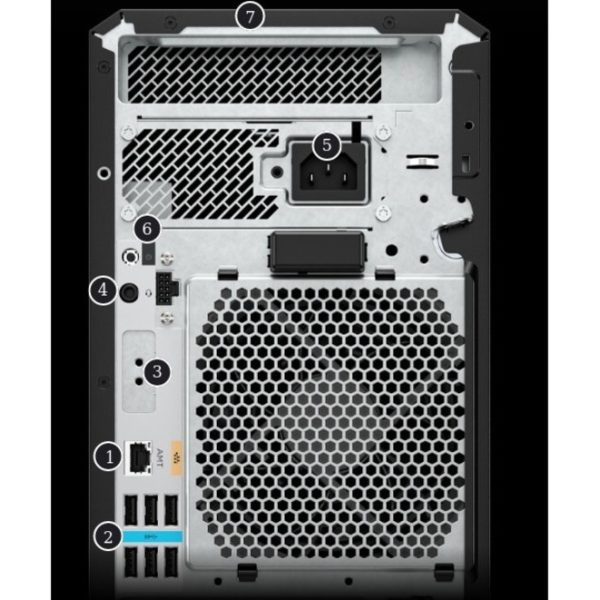HP Z4 G5 Workstation - 1 Xeon w3-2435 - vPro Technology - 32 GB - 512 GB SSD - Tower - Black - Image 10