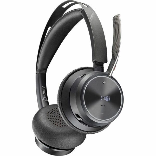 Poly Voyager Focus 2-M Microsoft Teams Certified With Charge Stand Headset - Image 2