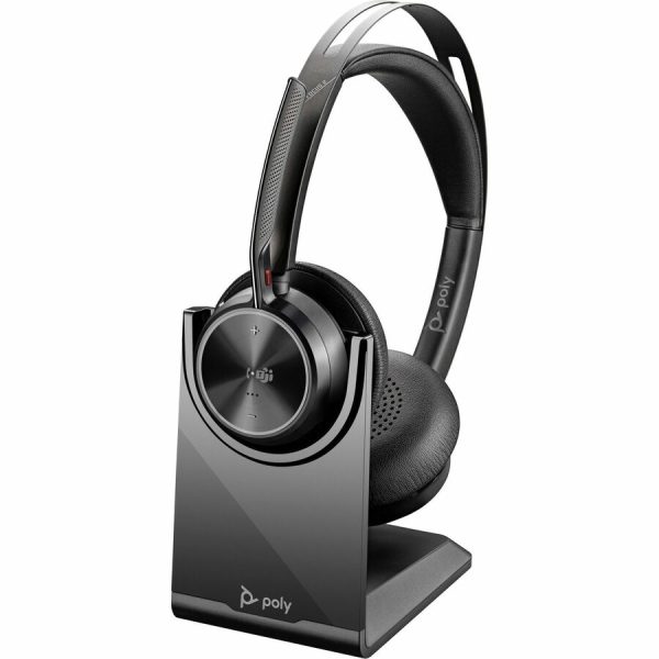 Poly Voyager Focus 2-M Microsoft Teams Certified With Charge Stand Headset - Image 3