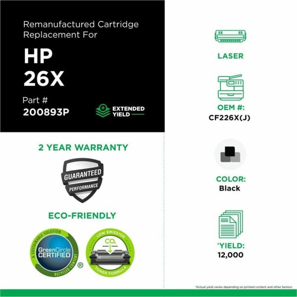 Clover Imaging Remanufactured Extended Yield Toner Cartridge for HP CF226X - Image 3