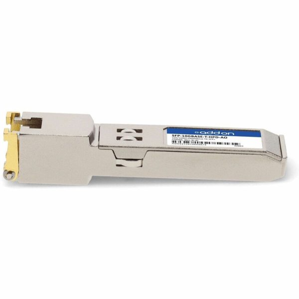 AddOn HP Compatible TAA 10GBase-TX SFP+ Transceiver (Copper, 30m, RJ-45, 0 to 70C) - Image 2