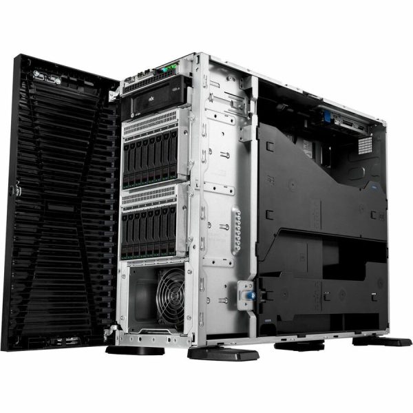 HPE SMART CHOICE ProLiant ML110 G11 4.5U Tower Server - 1 x Intel Xeon Silver 4514Y 2 GHz - 64 GB RAM - 1.92 TB SSD - (2 x 960GB) SSD Configuration - Serial ATA, Serial Attached SCSI (SAS) Controller - Image 2