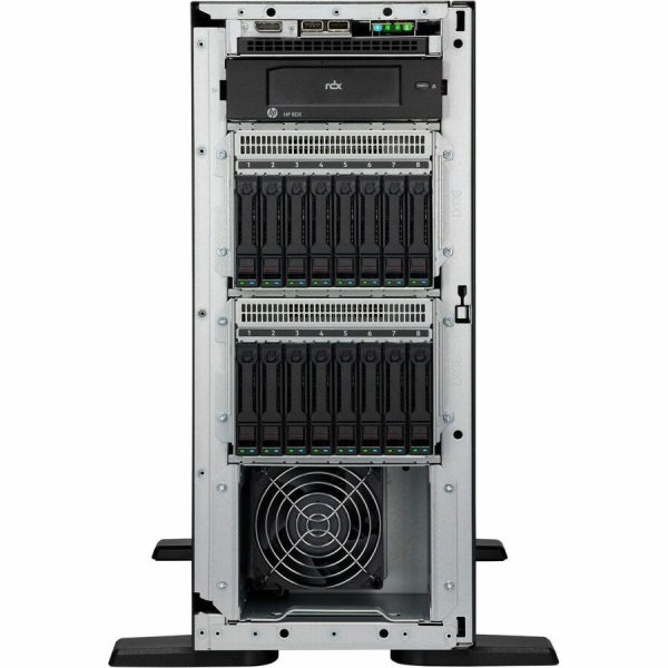 HPE SMART CHOICE ProLiant ML110 G11 4.5U Tower Server - 1 x Intel Xeon Silver 4514Y 2 GHz - 64 GB RAM - 1.92 TB SSD - (2 x 960GB) SSD Configuration - Serial ATA, Serial Attached SCSI (SAS) Controller - Image 3