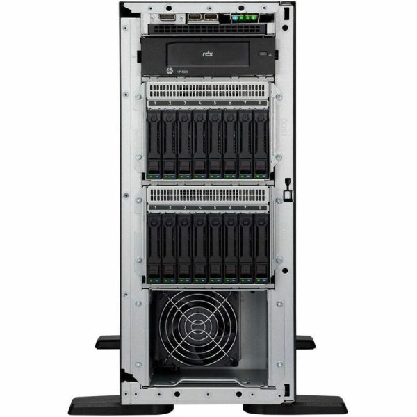 HPE SMART CHOICE ProLiant ML110 G11 4.5U Tower Server - 1 x Intel Xeon Bronze 3508U 2.1 GHz - 32 GB RAM - 4 TB HDD - (2 x 2TB) HDD Configuration - Serial ATA, Serial Attached SCSI (SAS) Controller - Image 3