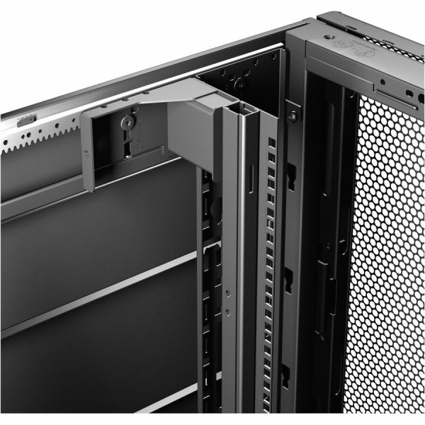[TAA, BAA_COTS] APC NetShelter SX, Networking Rack Enclosure, 42U, Black, 1991H x 750W x 1070D mm with Casters, Feet, Vertical Cable Managers, Side Panels - Image 6