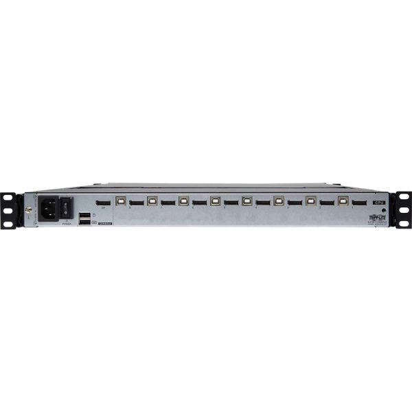 Eaton Tripp Lite Series 8-Port NetDirector DisplayPort KVM Switch Console with 17 in. LCD, Dual Rail, 1U Rack-Mount, TAA - Image 2