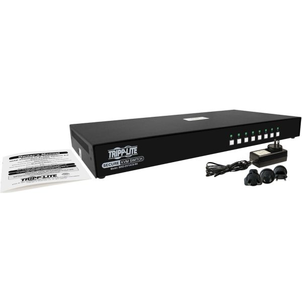 Tripp Lite by Eaton Secure KVM Switch, 8-Port, Single Head, DVI to DVI, NIAP PP4.0, Audio, CAC, TAA - Image 2