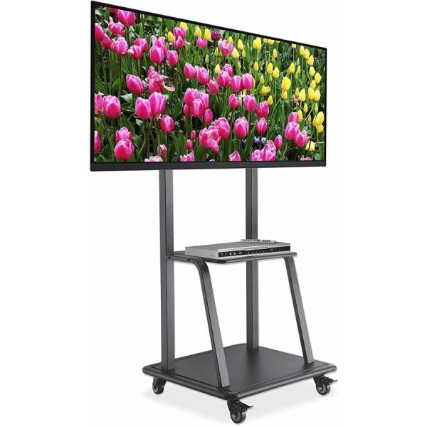Manhattan Ultra Heavy-Duty Height-Adjustable TV Cart - Image 2