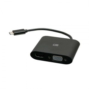 C2G USB C MST Adapter 4K Blk