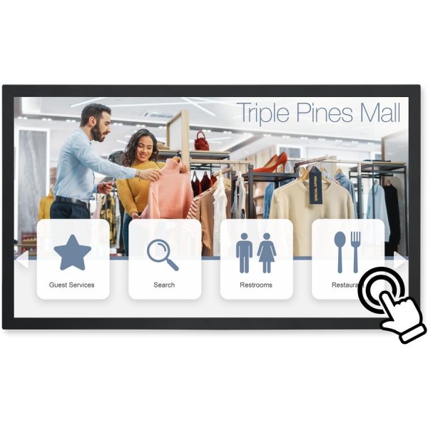 Sharp NEC Display 43" Wide Color Gamut Ultra High Definition Professional Display with PCAP Touch - Image 2
