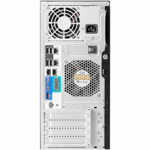 HPE SMART CHOICE ProLiant ML30 G11 4U Tower Server - 1 x Intel Xeon E-2434 3.4 GHz - 32 GB RAM - 1.92 TB SSD - (2 x 960GB) SSD Configuration - Serial ATA/600, 12Gb/s SAS, NVMe Controller - Image 4