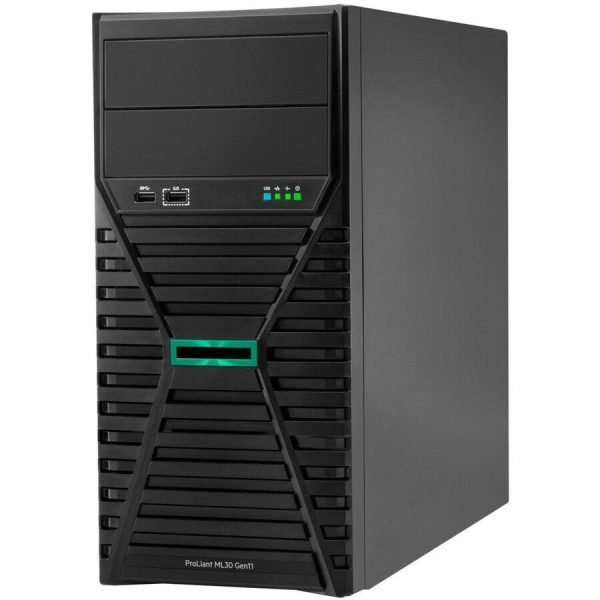 HPE SMART CHOICE ProLiant ML30 G11 4U Tower Server - 1 x Intel Xeon E-2434 3.4 GHz - 32 GB RAM - 1.92 TB SSD - (2 x 960GB) SSD Configuration - Serial ATA/600, 12Gb/s SAS, NVMe Controller - Image 5