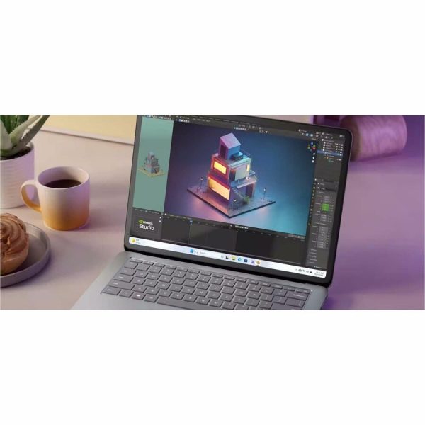 Microsoft Surface Laptop Studio 2 14.4" Touchscreen Convertible (Floating Slider) 2 in 1 Notebook - Intel Core i7 13th Gen i7-13700H - Intel Evo Platform - 16 GB - 512 GB SSD - English, French Keyboard - Platinum - Image 8