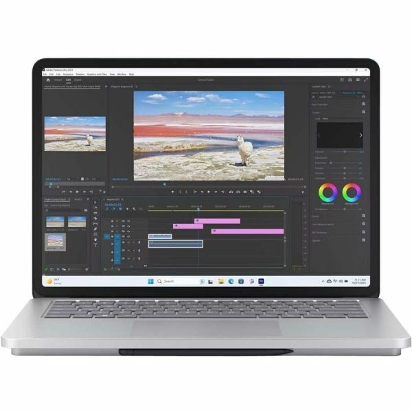 Microsoft Surface Laptop Studio 2 14.4" Touchscreen Convertible (Floating Slider) 2 in 1 Notebook - Intel Core i7 13th Gen i7-13700H - Intel Evo Platform - 16 GB - 512 GB SSD - English, French Keyboard - Platinum - Image 10