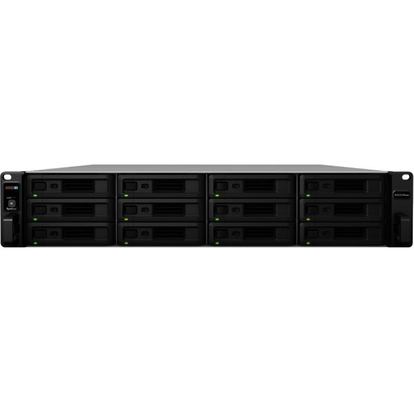 Synology RXD1219SAS Drive Enclosure Serial Attached SCSI (SAS) - Mini-SAS HD Host Interface - 2U Rack-mountable - Image 2