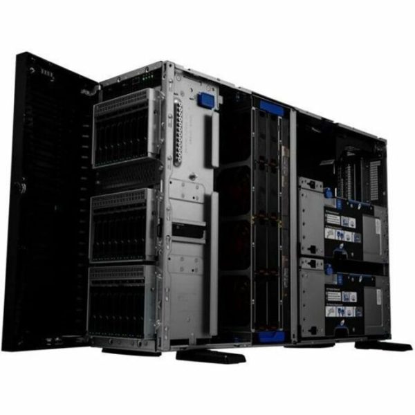 HPE SMART CHOICE ProLiant ML350 G11 4U Tower Server - 1 x Intel Xeon Gold 5416S 2 GHz - 64 GB RAM - 960 GB SSD - (2 x 480GB) SSD Configuration - Serial Attached SCSI (SAS), Serial ATA Controller - Image 3
