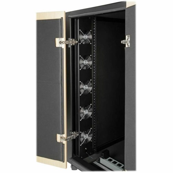 Eaton Tripp Lite Series SmartRack 24U Sound Proof Half-Height Rack Enclosure - Image 5
