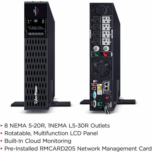CyberPower PR3000RTXL2UACN Smart App Sinewave UPS Systems - Image 2