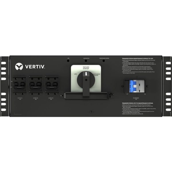 Vertiv Liebert Maintenance Bypass Cabinet 20KVA| 208V/120V - (3) L14-30R - Image 2